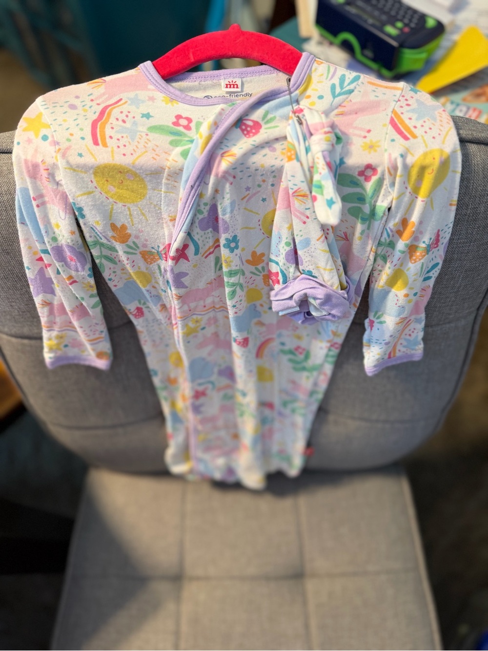 Magnetic Me Sunny Day Vibes Gown NB-3 months with hat
